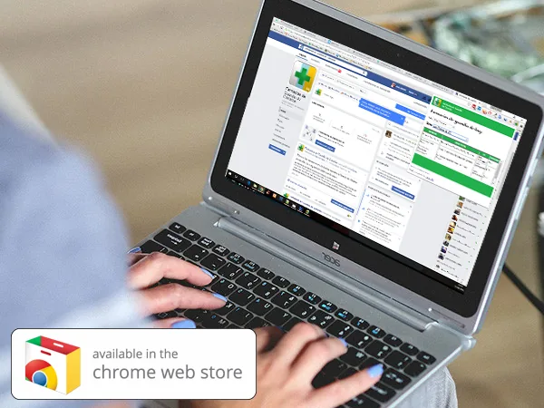 Captura de la extensión de Google Chrome